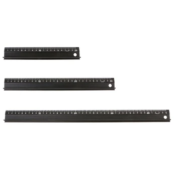 

Aluminum Alloy Straight Ruler Multifunctional Protection Anti Slip Drawing Stationery Office Accessories School Supplies