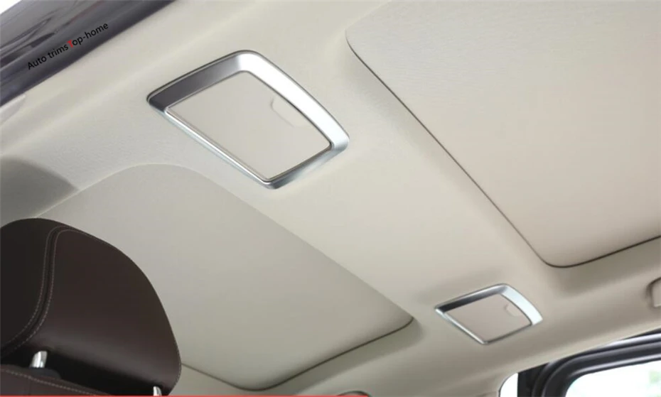 

Yimaautotrims Rear Roof Make Up Mirror Frame Cover Trim 2 Pcs For BMW 7 Series G11 G12 2016 2017 2018 ABS Interior Mouldings