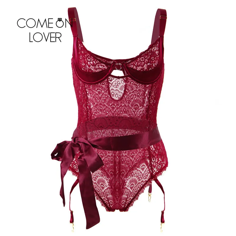Comeonlover Lace Bodysuit Plus Size Peacock Pattern Bodys Mujer With Belt Black Garter Bodysuit Womens Rompers Jumpsuit RI80623 Comeonlover Lace Bodysuit Plus Size Peacock Pattern Bodys Mujer With Belt Black Garter Bodysuit Womens Rompers Jumpsuit RI80623