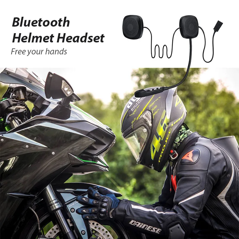 Новейшие беспроводные наушники Bluetooth наушник Hands-Free анти-помехи V4.2 домофон для мотоциклетного шлема