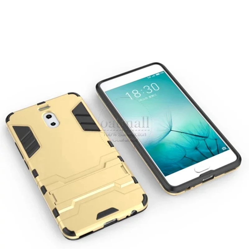 

2 in 1 Dual layer Hybrid Armor Phone Cover For Meizu M6 M6s Case Kickstand PC+TPU Tough Anti-knock For Meizu M6 Note Cases Coque
