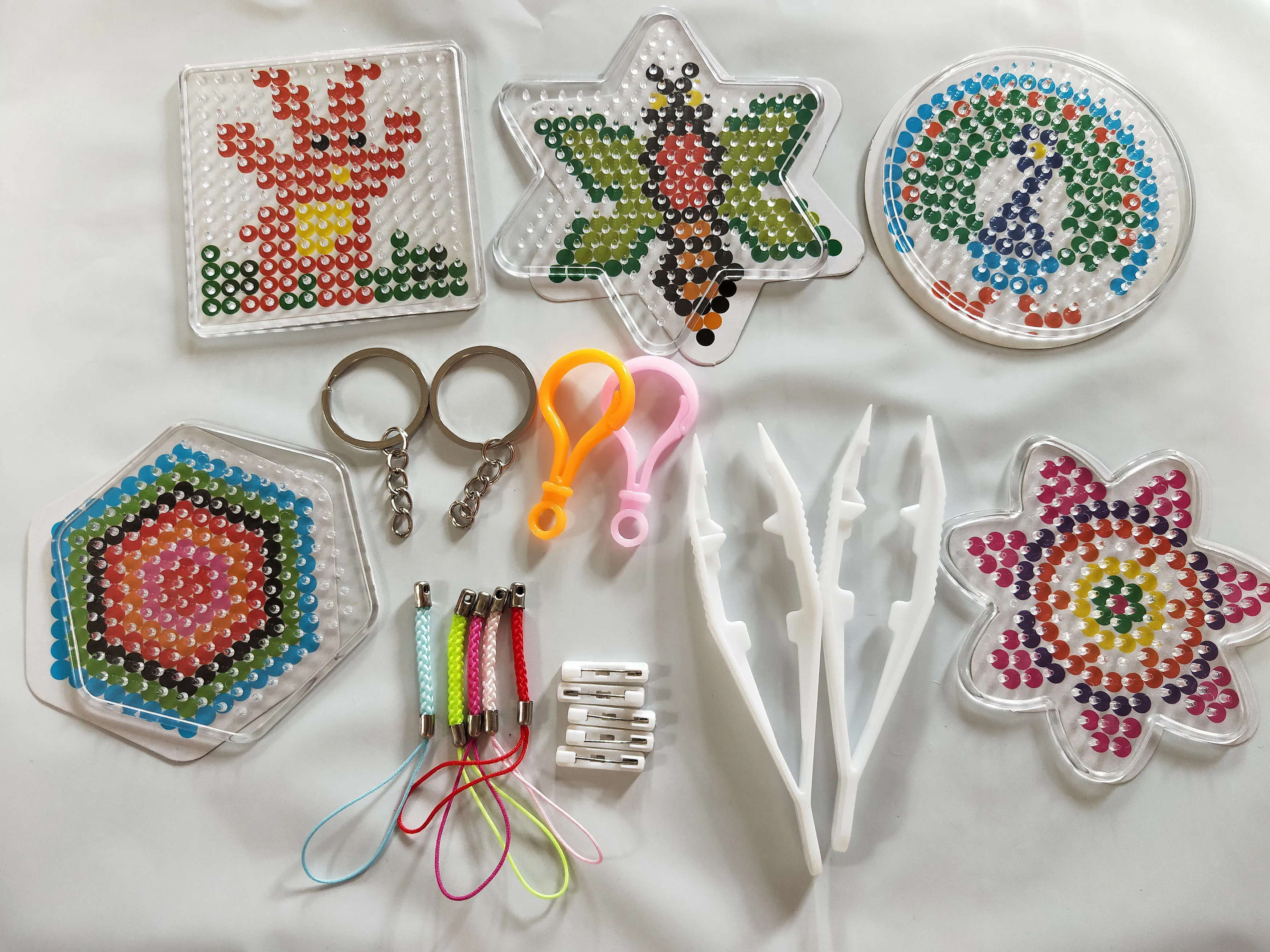 5 шт. шаблоны для бусин perler 7 мм термомозаичные узоры hama шаблон из бумаги с цветной
