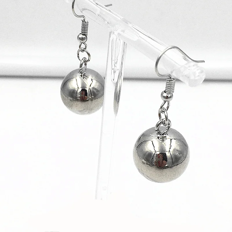 

(1pair)Pregnancy Mom and Son Round Mex Bola Harmony Jingle Ball Chiming Sound Ball Dangle Earrings