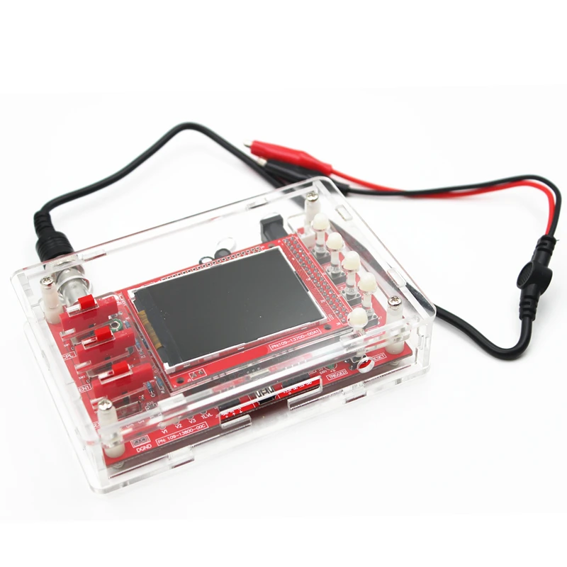 DSO138 2.4&quot TFT Pocket-size Digital Oscilloscope Kit DIY Parts Handheld + Acrylic Case Cover Shell for | Инструменты