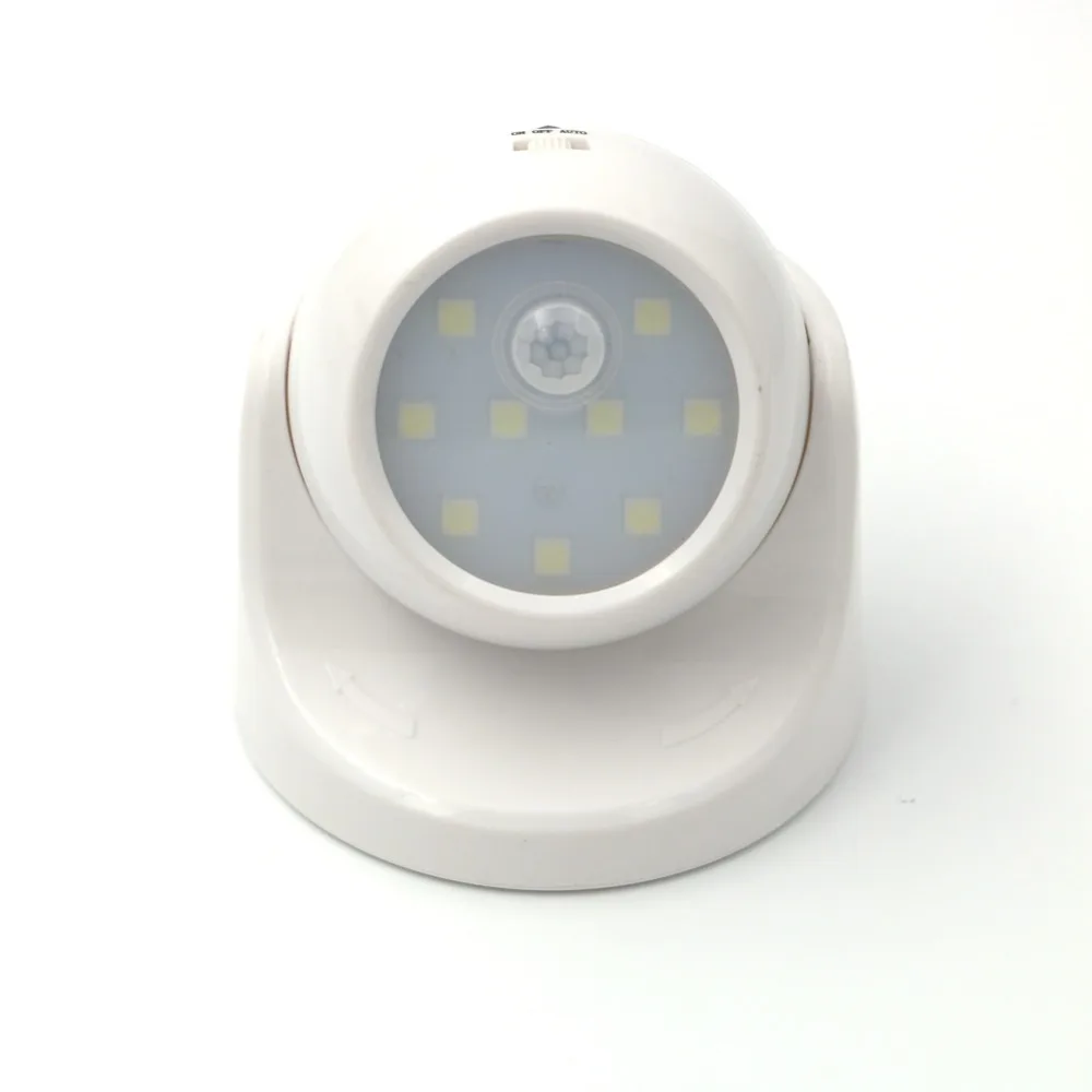 

High Quality 9 LED Wireless Infrared PIR Auto Sensor Motion Detector Battery Powered Door Wall Light Lamp,Use AAA