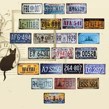 PR-158723, Париж, Франция, номерной знак автомобиля, винтажный оловянный знак, украшение для стен дома, паба, ретро металл, художественный плакат