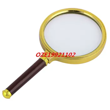 

1 Pcs Home Jewelery Metal Frame Handheld Magnifying Tool Glass Loupe Magnifier 5X