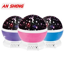 Звезда оригинальная Ночная подсветка Ночник проектор Луна Новинка ночника батарея USB ночник для детей Новинка люминесцентные игрушки