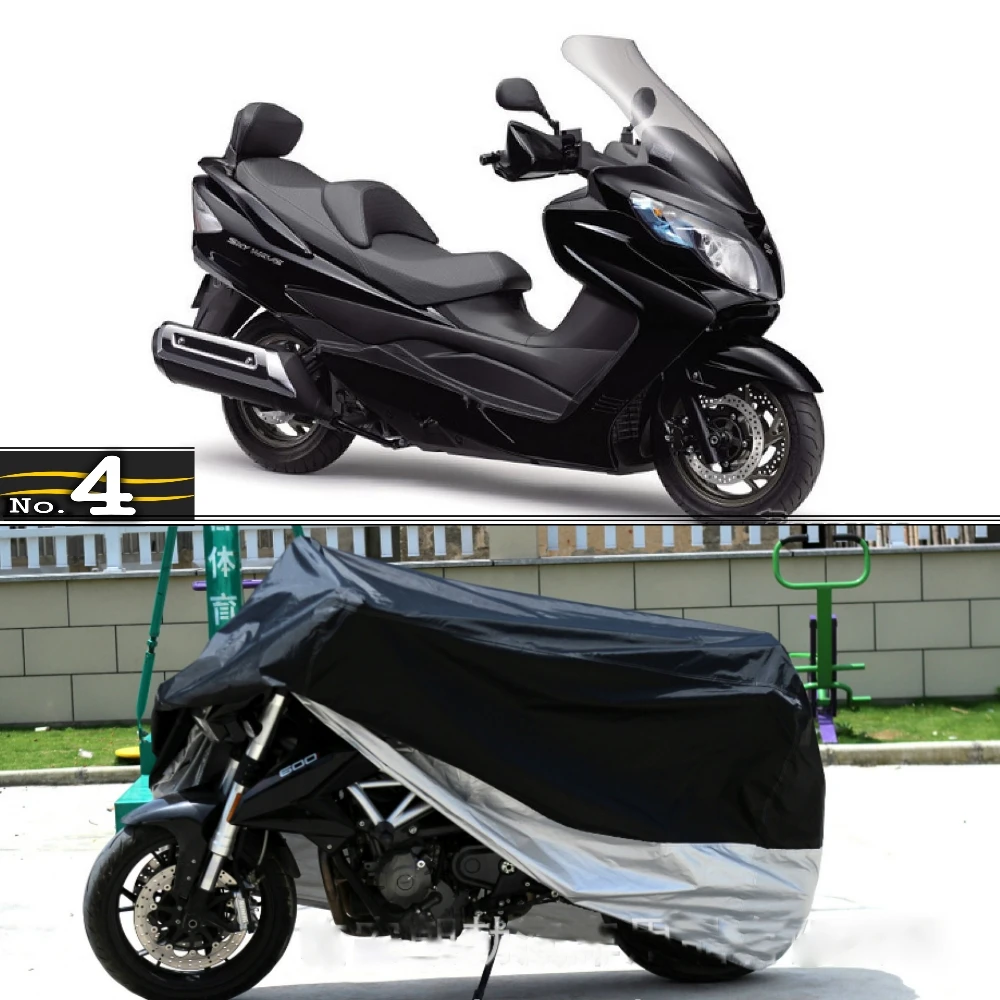 Мотоциклетный чехол для Suzuki Skywave 400 type-S Водонепроницаемый УФ Защита от солнца/чехол для защиты от дождя из полиэфирной тафты