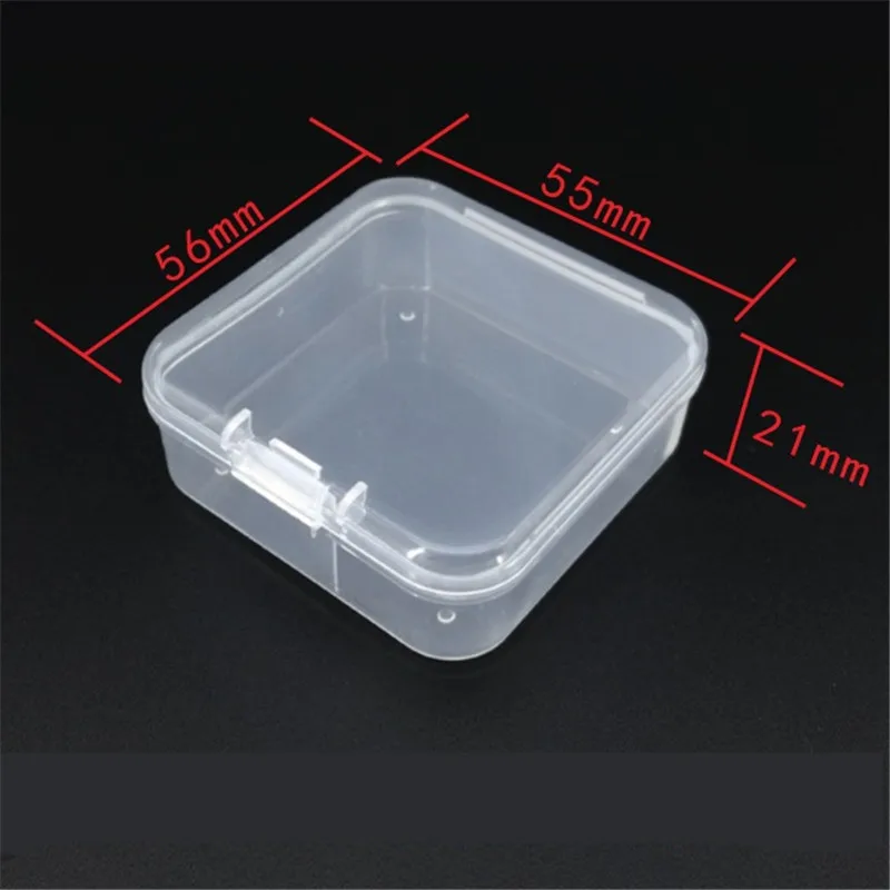 

10Pcs/lot Small Plastic Fishing Tackle Boxes Fixable Fishing Box Storage Case Holder Fish Lure Bait Hooks Tackle
