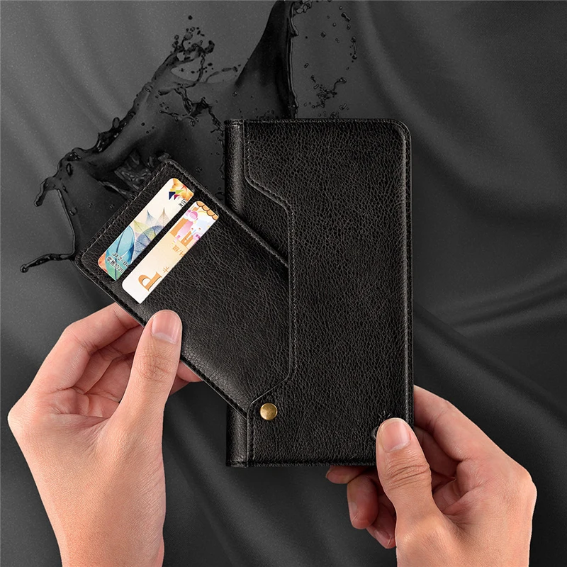 Case For Iphone XS Max With Card Slot Leather Cover For Iphone XR X luxury Cases Coque For Apple 6 7 8 10 X 8Plus Phone Skin (5)