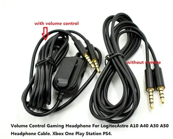 

50pcs. Volume Control Gaming Headphone Cable For Logi-Astro A10 A40 A30 A50