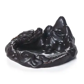 

Ceramic Aroma Stove Zen Purple Dragon Smoke Backflow Incense Burner Incenso Holder Reflux Censer Incense Stick Home Decor Gift