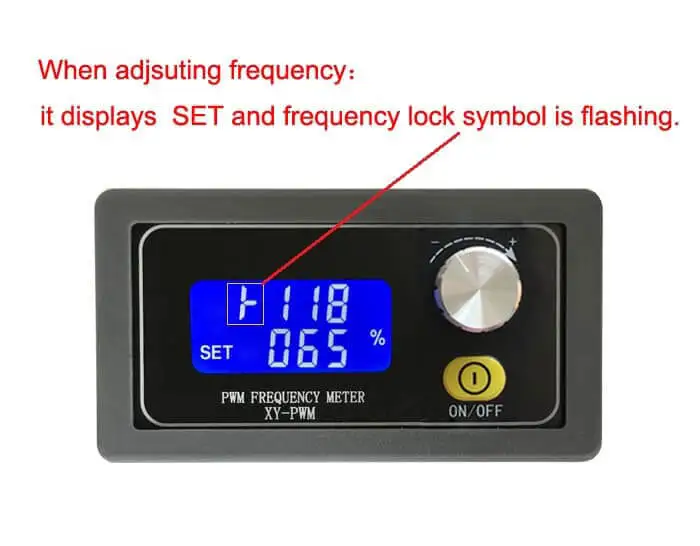 PWM signal generator frequency setting