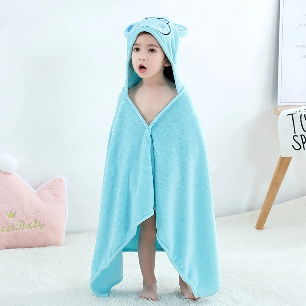 hippo hooded towel