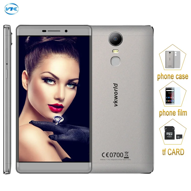 4G VKworld T1 Plus Kratos 2GB 16GB Fingerprint Identification 2 5D 6 0 inch Android 6