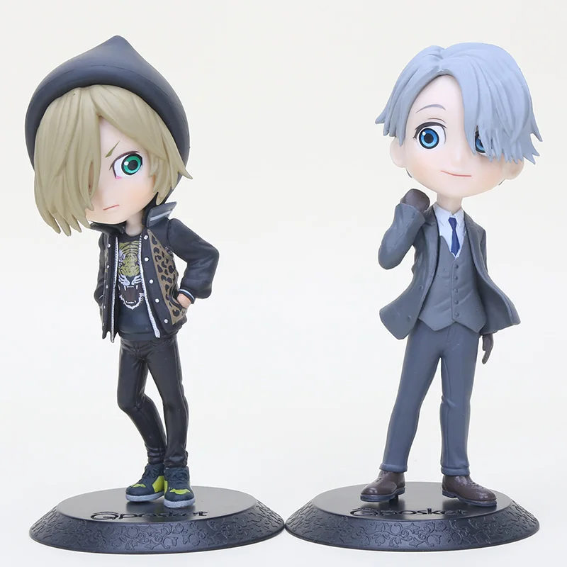 Q version YURI! Фигурка аниме на льду 14 см Posket Prince The ICE Yuri Plisetsky Victor Nikiforov экшн-фигурка ПВХ