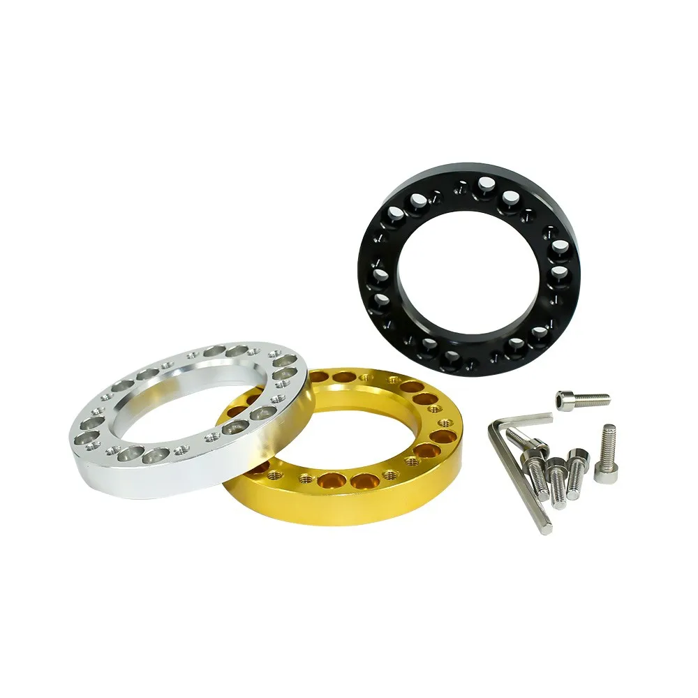 

STEERING WHEEL HUB 1/2 INCH SPACER Steering Wheel Hub Boss Kit Adapter Spacer YC100745-BK