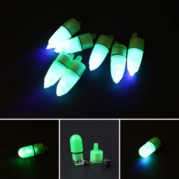 

10pcs Night Float Fishing Rod Tip LED Light Alarm Bell Bite Carp Clip Alerter
