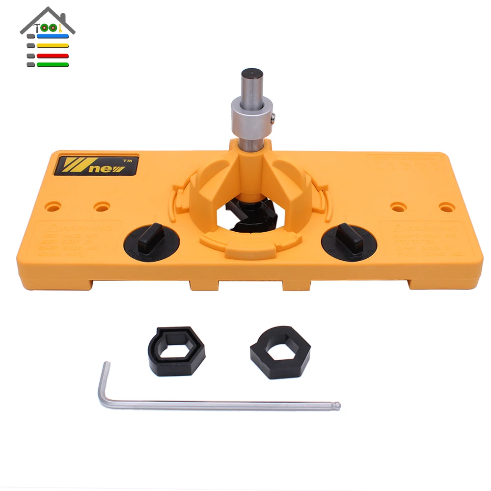 New Hinge Drilling Jig 35mm Forstner Bit Woodworking Tool Drill Bits