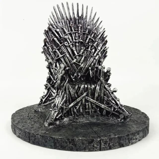 Special Price Game Of Thrones Figures The Iron Throne A Song Of Ice And Fire Sword Chair Resin model Action Figures Best Collection Model toys