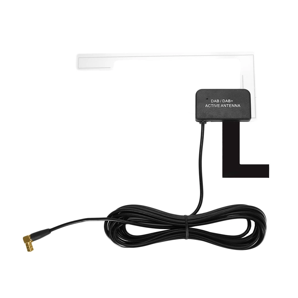 

DAB / DAB + - 301- SMB Car Digital Active Antenna for Radio TV Receiver Box SMB Connector Universal Car Styling Exterior Antenna