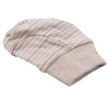 Детские Полосатые Перчатки с мультяшным рисунком, анти-захватывающие перчатки для новорожденных, защита лица, хлопковые перчатки против царапин