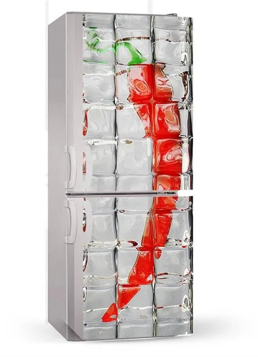 

DIY SelfAdhesive Refrigerator Dishwasher Stickers Chili In Ice Wall Sticker kitchen accessories wall sticker Home Decoration