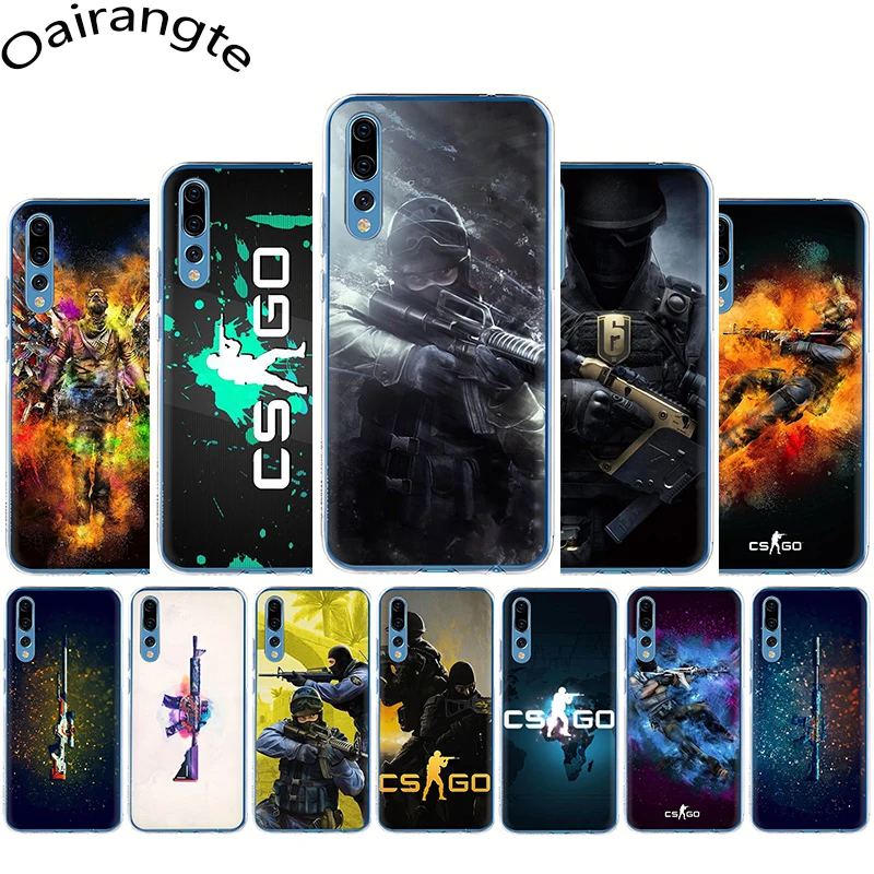 

CS GO gun game Hard Phone Case for Huawei Honor 6A 6C 7A Pro 7C 7X 8C 8X 8 9 10 Lite Play view 20 9X Pro