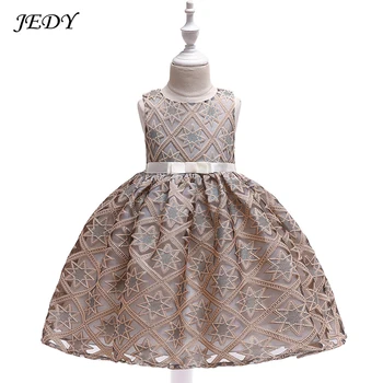 

New Summer 4 To 13 Years Little Girls Pure Cotton Lining Party Costume Dress Kids Baby Princess Dresses 5 6 7 8 9 10 11 12 Year