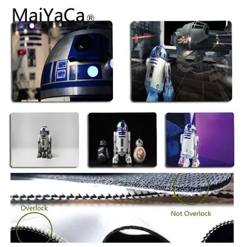 

MaiYaCa New Printed StarWars R2D2 Mouse Pad for Laptop Unique Desktop Pad Game Mousepad