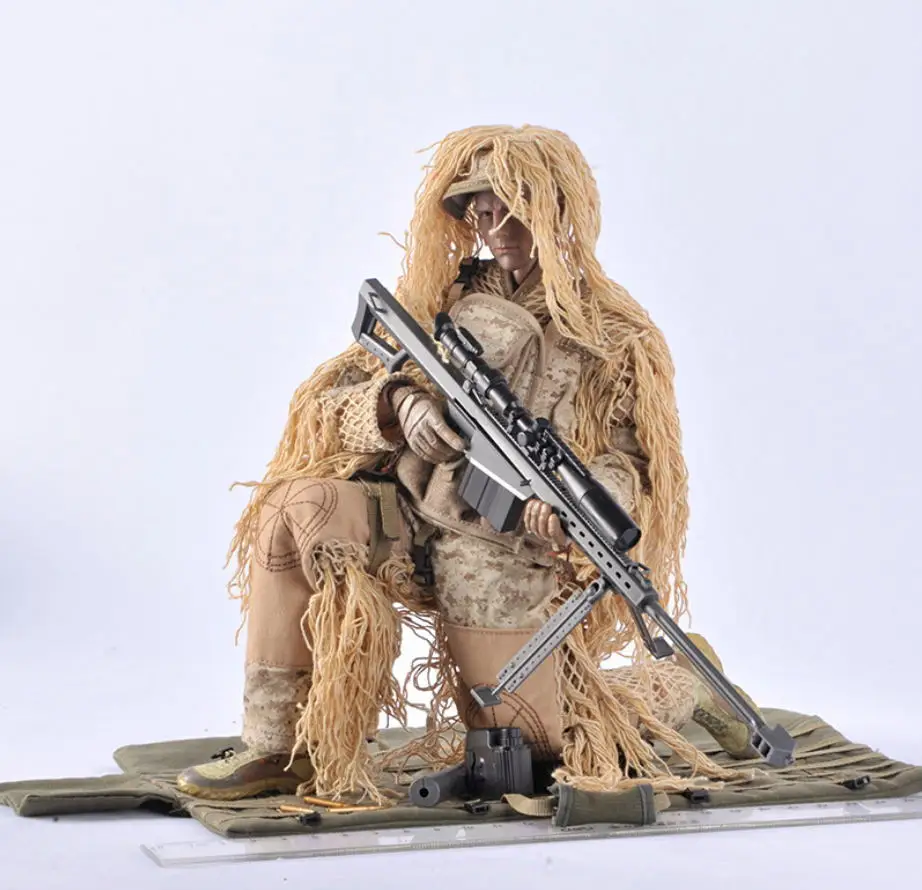 Моделирование военных 1:6 масштабе снайперские фигурки кукла 12 дюймовый