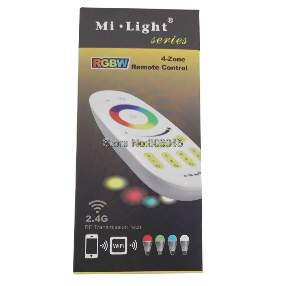 Ми. light 2.4 г rf 4-зоны RGBW Беспроводной пульт дистанционного управления fut095 fut096 с дополнительный держатель для Mi. света RGBW светодиодные лампы