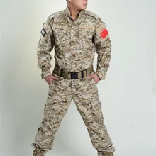 США Военная форма Камуфляжный костюм военный костюм мужской тренировочную форму сервис поле цифровой камуфляж боевой пустыни S-XXL