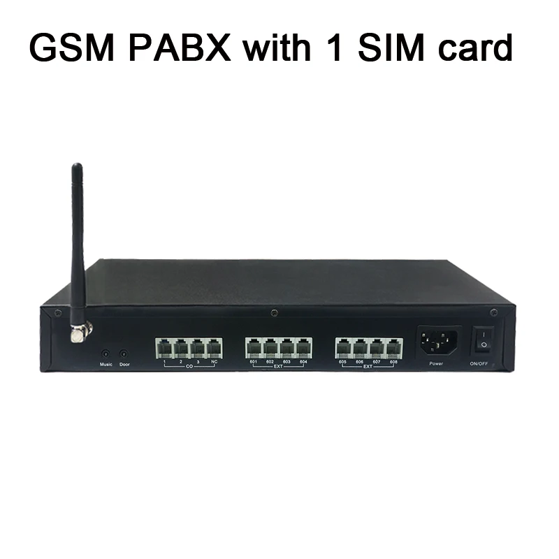 Мини беспроводной АТС формата gsm TS+ 308 телефонная система с 1 sim-картой 2 PSTN и 8 расширениями