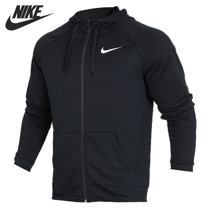 Оригинальный Новое поступление 2018 NIKE DRY HOODIE FZ флис для мужчин куртка с капюшоном