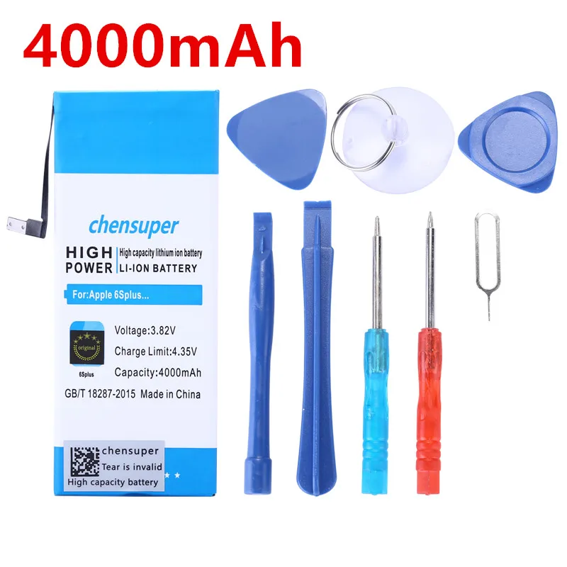 chensuper Larger Capacity 4000mAh Battery for Apple iphone 6S PLUS 6sPlus 5.5'' 5.5 inch