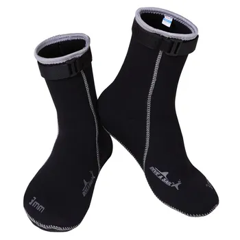 

3mm Neoprene Snorkeling Shoes Scuba Diving Socks Beach Boots Wetsuit Prevent Scratches Warming Non-slip Winter Swimming Seaside