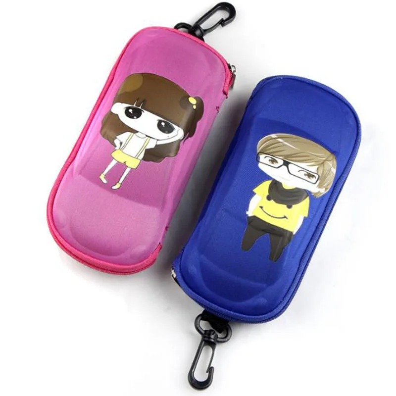 2017 Fashion Kids Sunglasses Case Glasses Case Girls Boys Cartoon Spectacle Cases Eyeglasses