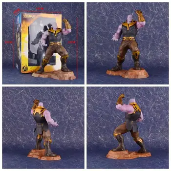 

New Thanos with Infinity Gauntlet Figure Marvel Super Hero Series The Avengers End Game Kotobukiya ARTFX+ Statue Model Toys