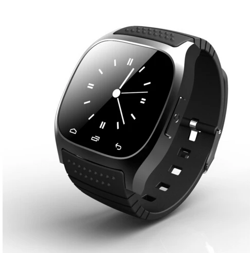 1,54 дюймов M26 Bluetooth Смарт-часы повседневные водонепроницаемые Смарт-часы светодиодный дисплей Android телефон ответ или набор звонков hands-free - Цвет: Black