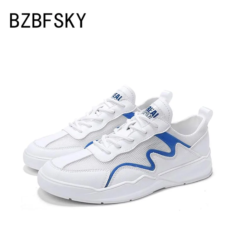 BZBFSKY men shoes sneakers hollow ventilated student men sports shoes trend fashion men casual shoes