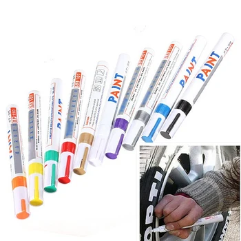 

5pack Xmas Permanent Paint Dry Wipe Pen Medium Tip Pens OIL Based Fast Drying Marker Pen