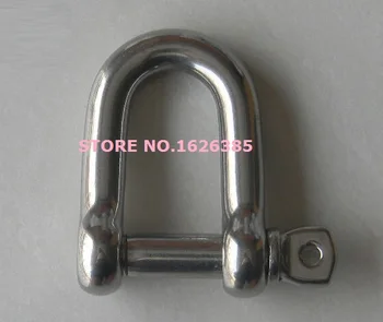 

1-50pcs, M4--M14,304 stainless Steel D shackle rigging hardware Marine anchor U bolt bow part connector ,boat part,marine