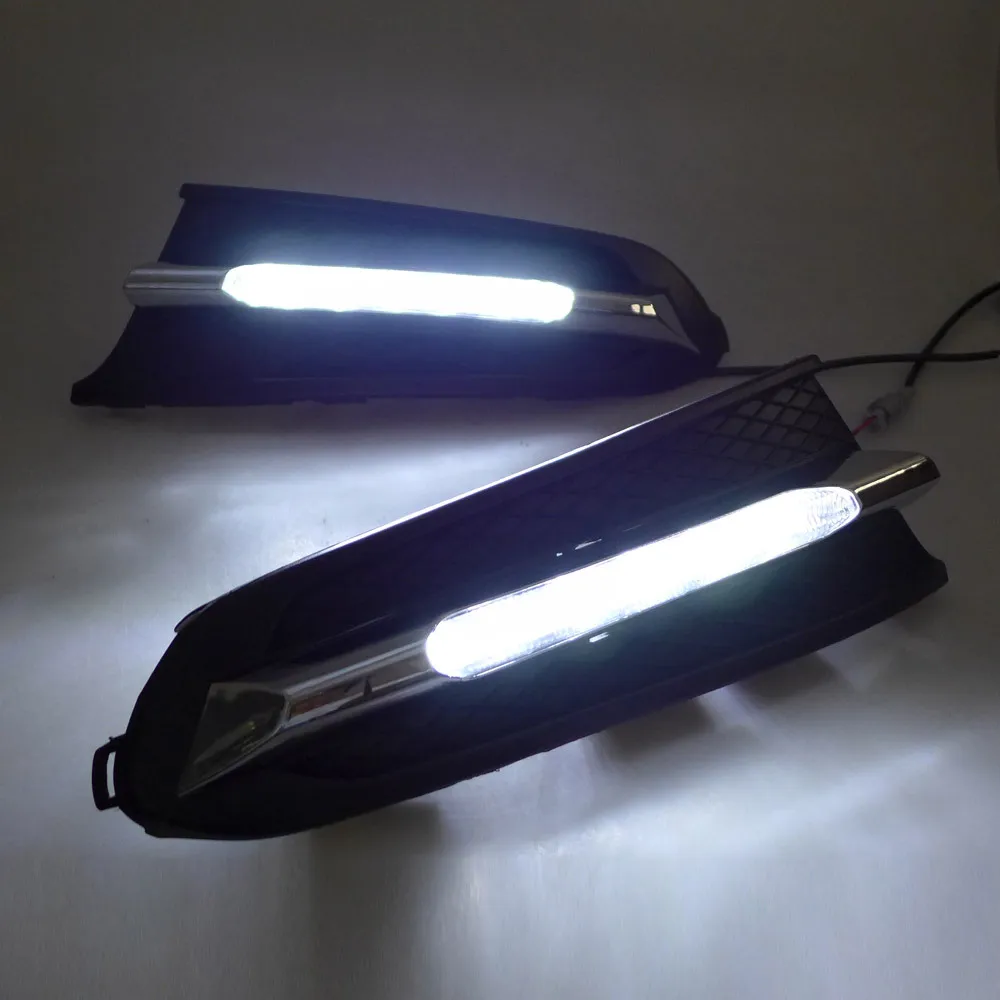 Авто светильник ing style 2013 2015 vw POLO sedan led dayime drl для поло седан вождения