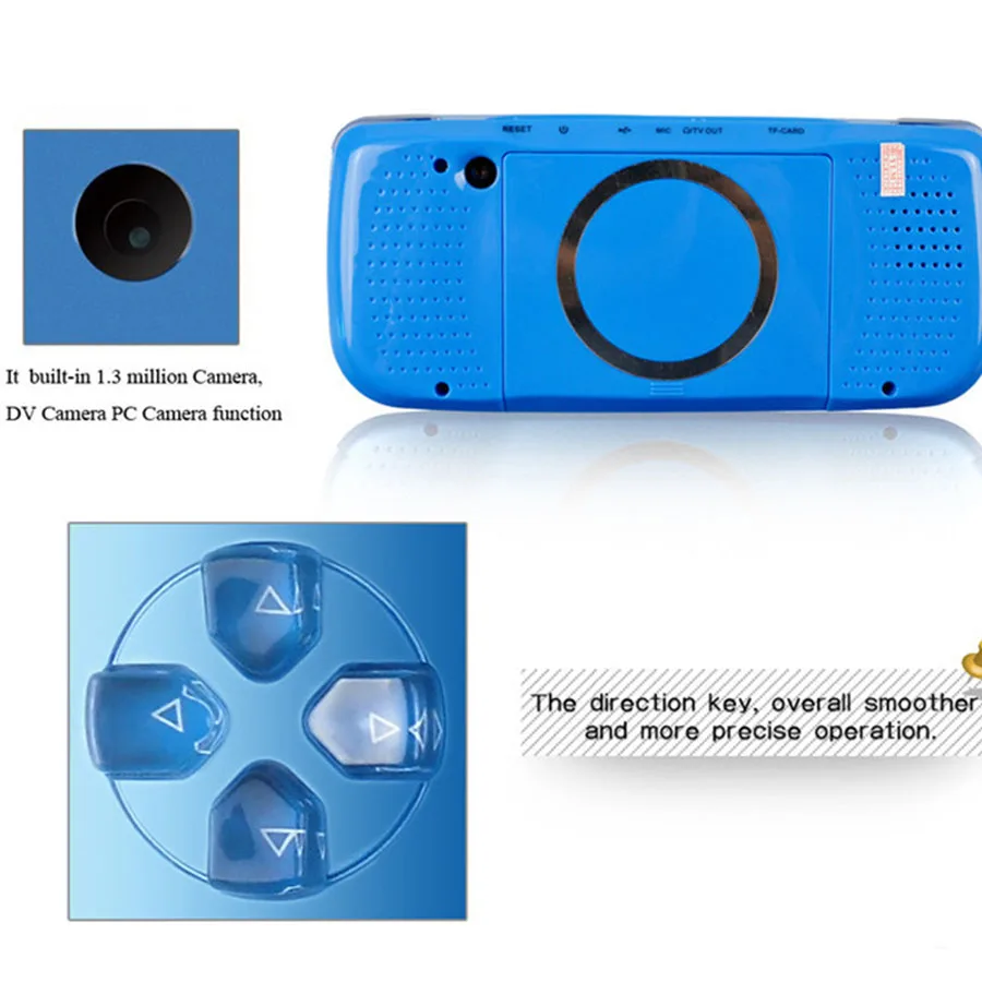 Console Game Player 4.3 Inch 32 Bit 4GB Portable Handheld Game Player With Camera Video 500+ Inner Game New Arrival