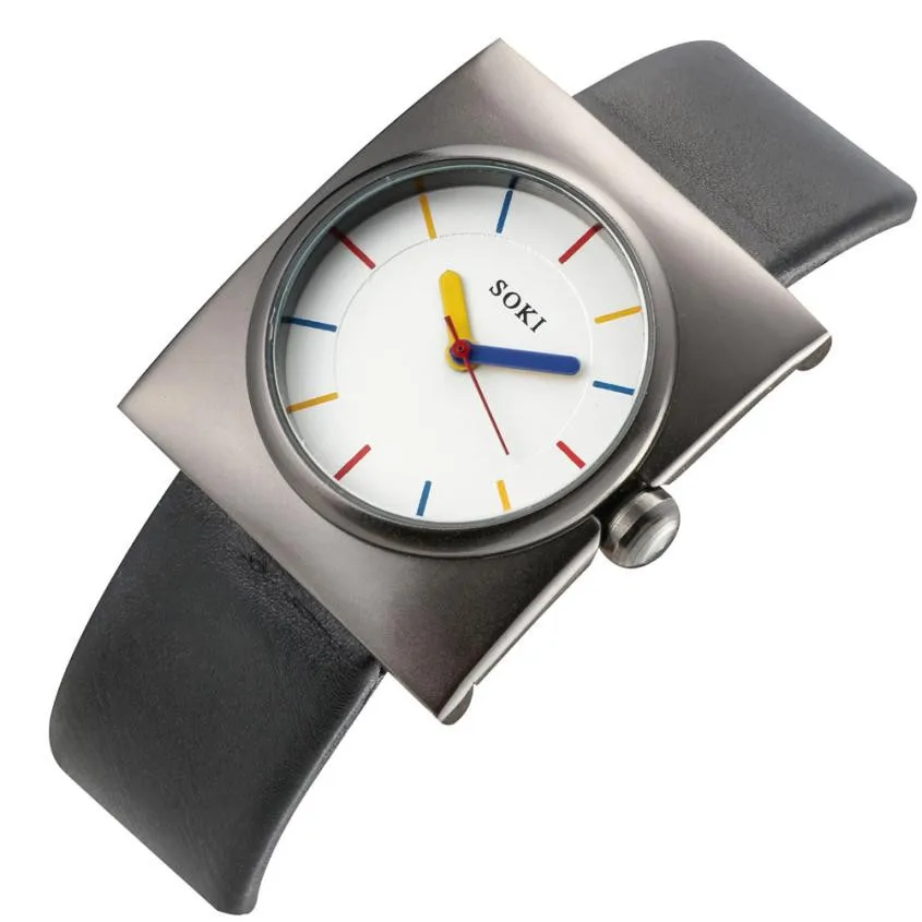 

2018 New Design Woman Ladies Fashion Leather Band Analog Quartz Round Wrist Watch Watches Gift clock xfcs saat Drop shipping