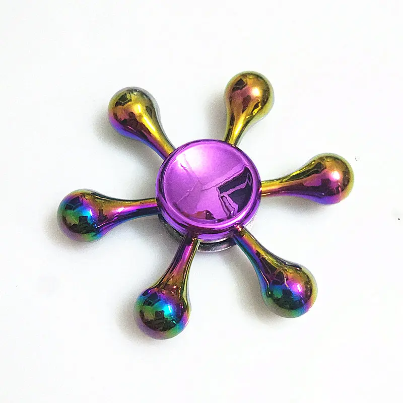 

076 high quality Fidget Spinner Metal Rainbow Dragon Hand Finger Spinners Autism ADHD Focus Anxiety Relief Stress