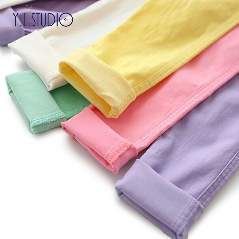 

Fashion Elestic Waist Candy Color Skinny Children Pencil Casual Kids Long Pants Girls Pants Girls Leggings Children's Clothing
