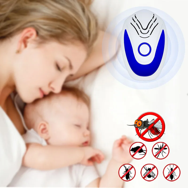 

Ultrasonic Mice Repeller Electronic Ultrasound Mouse Control Fly Killer Anti Mosquito Repellent For Cockroach Bug Rat Rejection